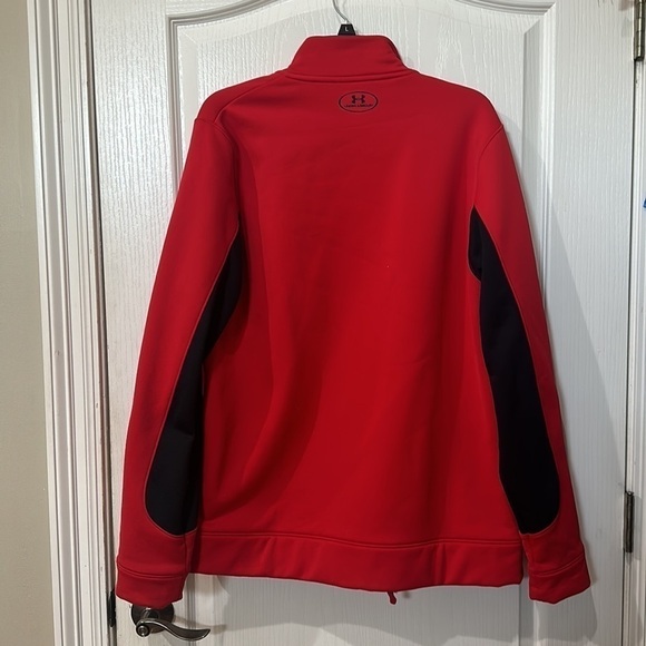 Under Armour men’s size M red and black zip up jacket - Picture 4 of 5